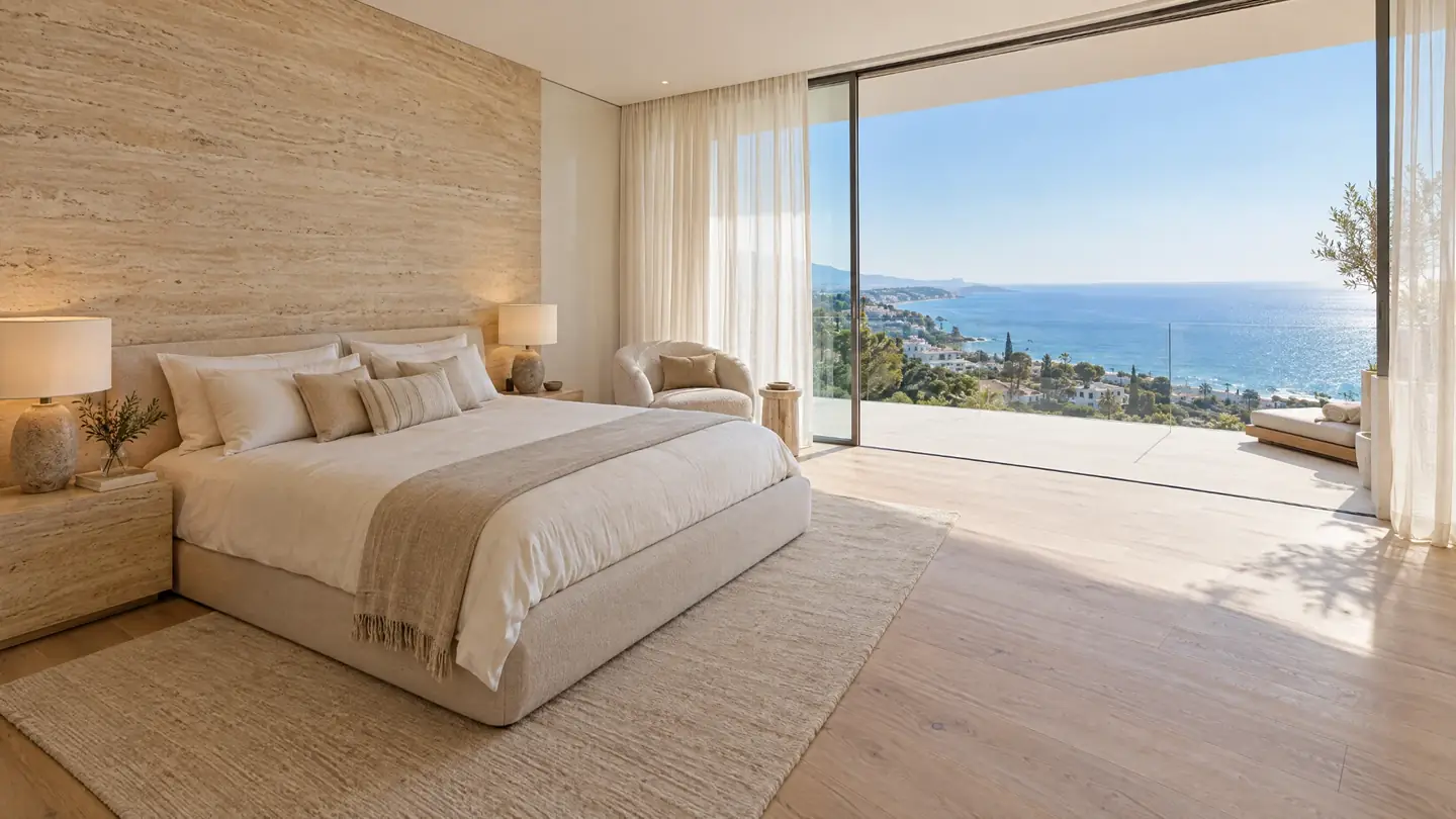 Casa Concha master suite: Private sea terrace, first floor